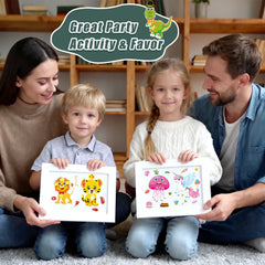 Cosomia travel-friendly stickers providing portable on-the-go entertainment