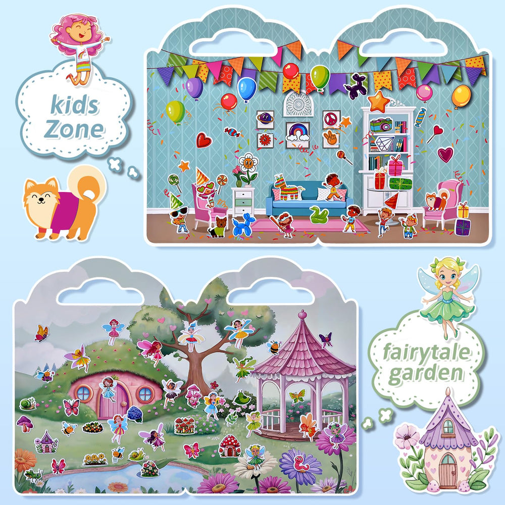 Cosomia travel-friendly sticker book ready for on-the-go creative sessions.