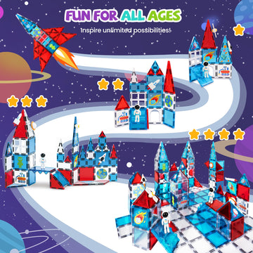 Cossy space astronaut tile enhances role-play and fine motor skills