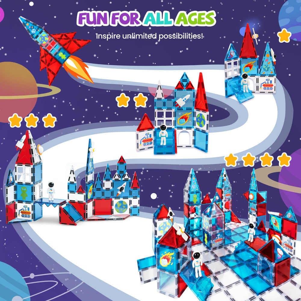 Cossy space astronaut tile enhances role-play and fine motor skills