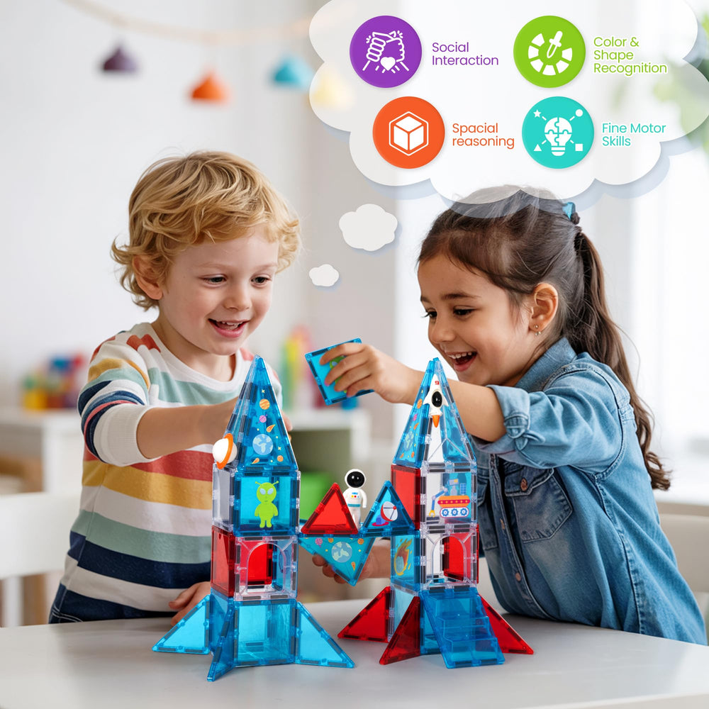Cossy space planet tile promotes exploration and spatial thinking