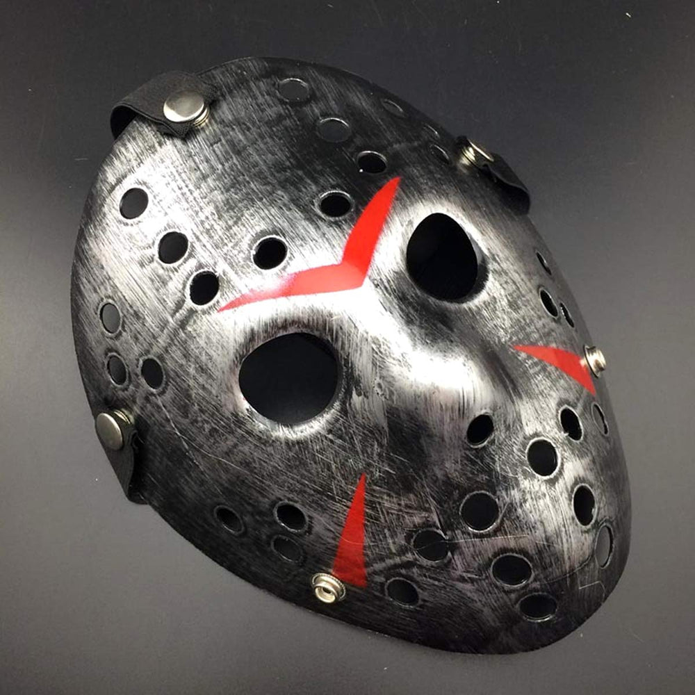 COSTOYFUN hockey mask eye-holes view enables breathable all-night wear.