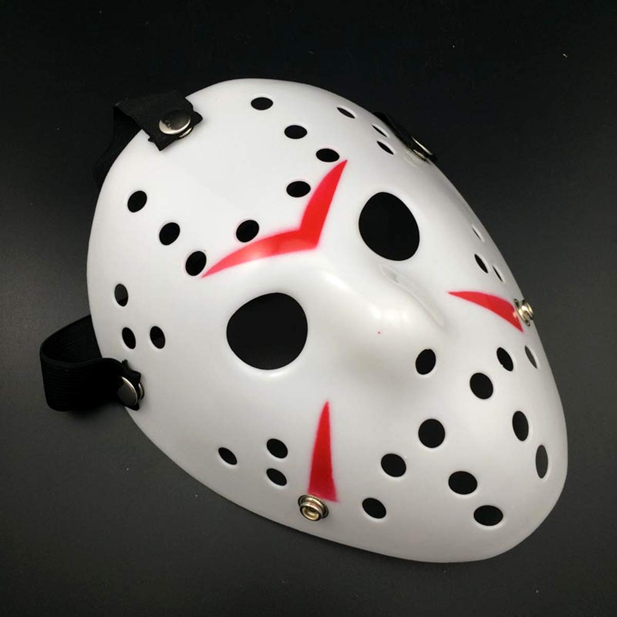 Costoyfun mask with adjustable elastic strap ensures secure fit during festivities.