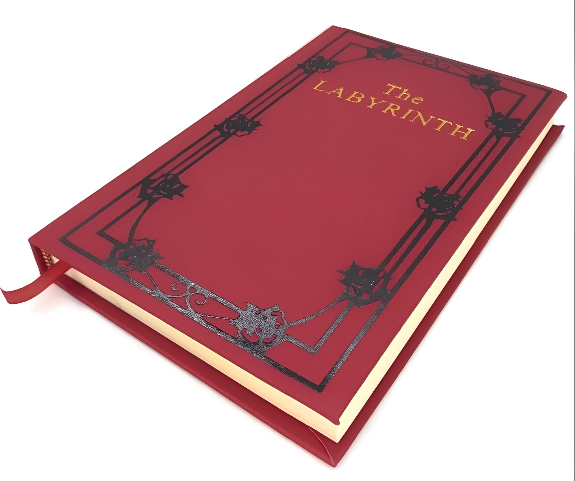 Costumebase Labyrinth Sarah's Red Book cover prop for display and cosplay inspiration.