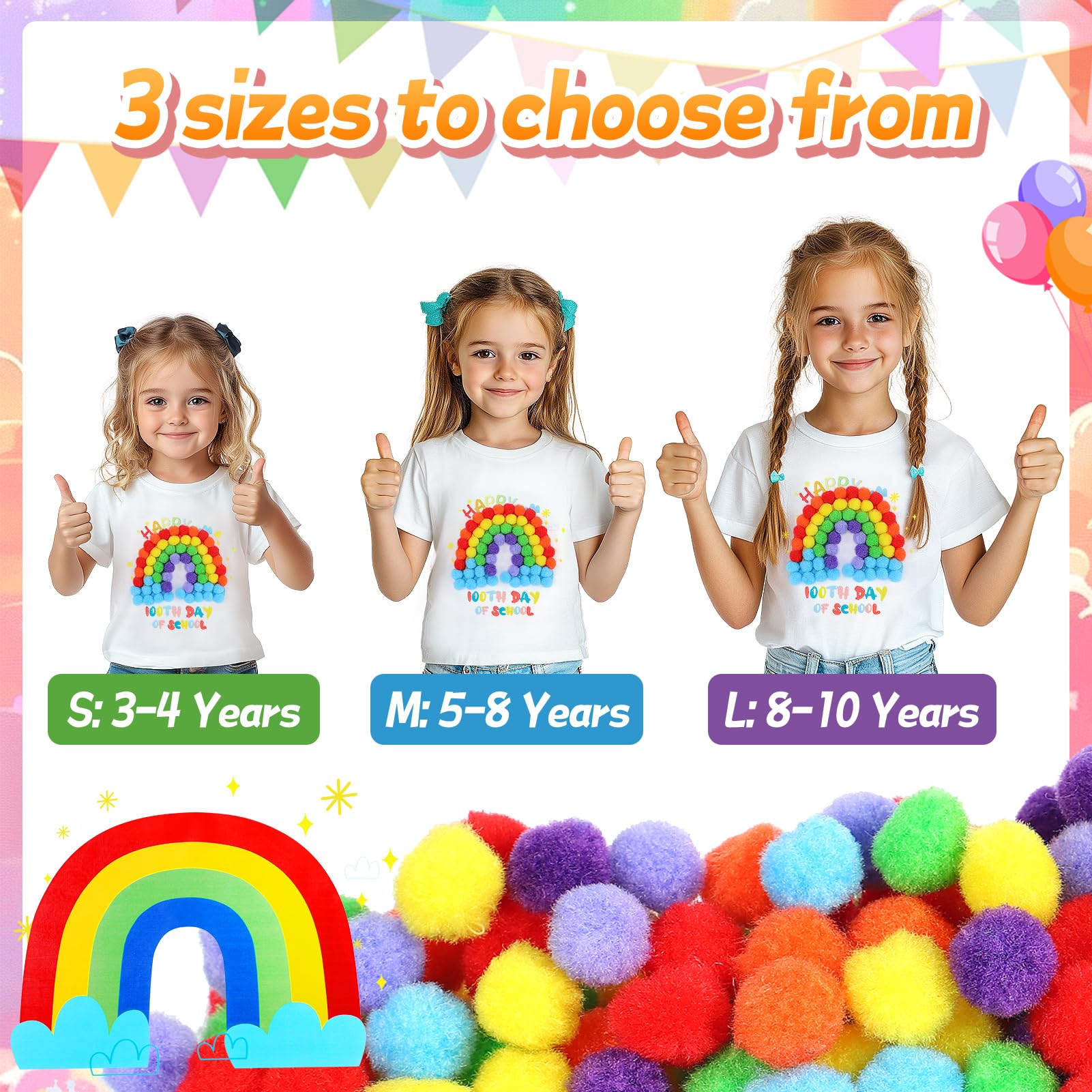 Cosweet clown T-shirt Kit for celebrations and daily wear
