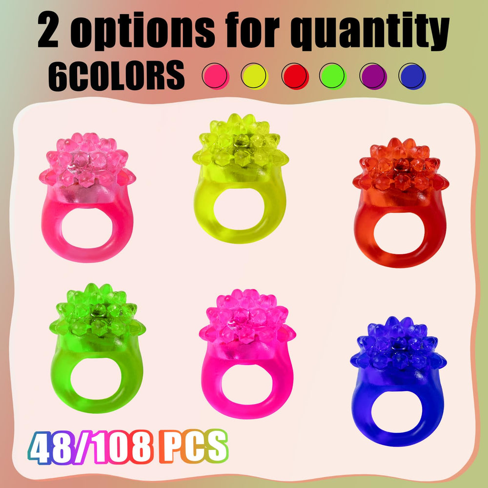 Cosweet LED jelly rings bulk packaging option for party planners.