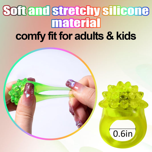 Cosweet LED jelly ring yellow glow for dance floor accents.