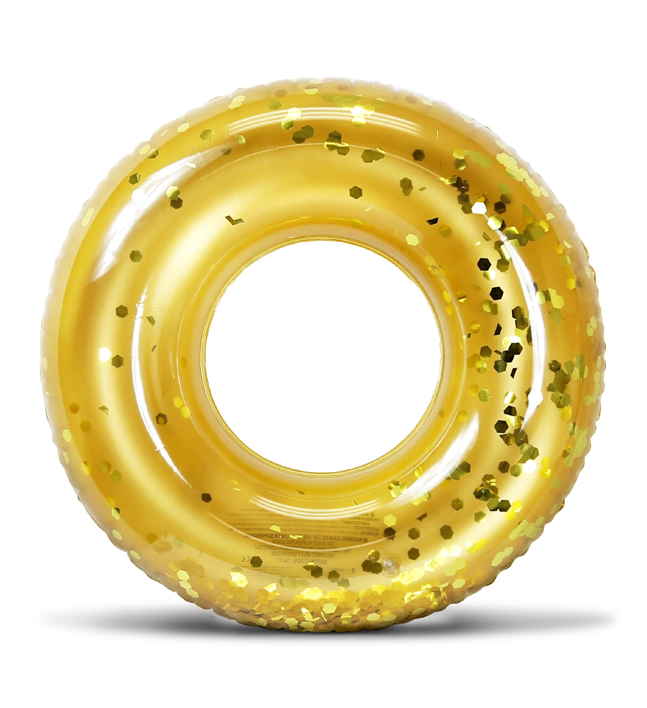 CoTa Global POZA gold confetti pool float in premium PVC, ideal for sunny days