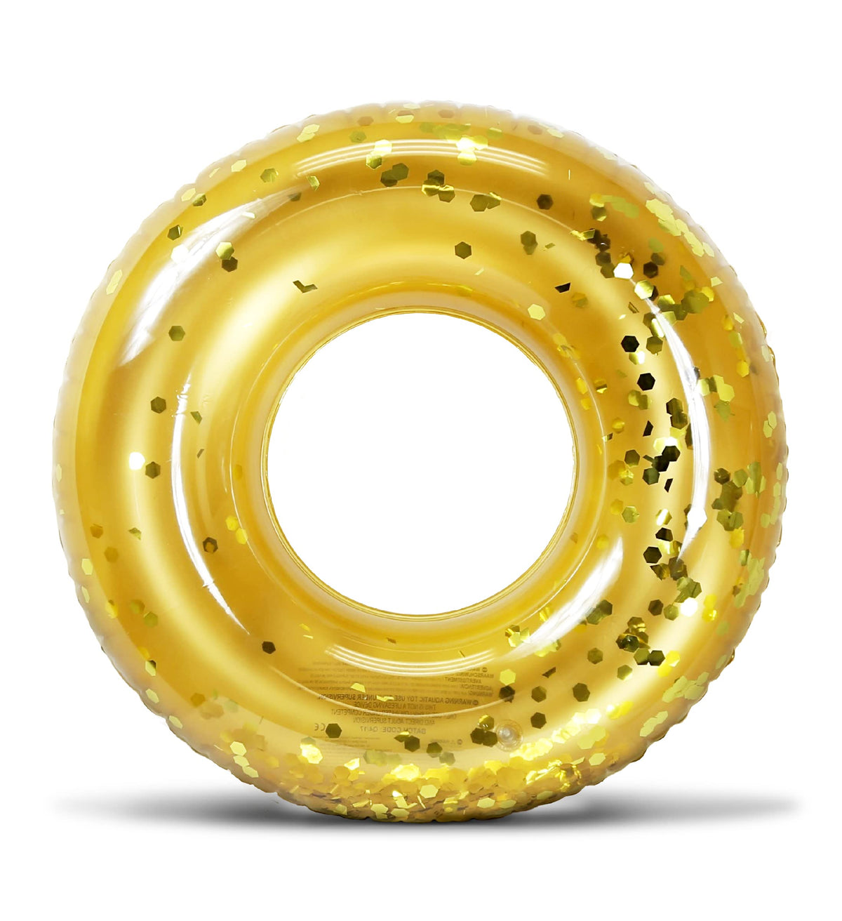 CoTa Global POZA gold confetti pool float in premium PVC, ideal for sunny days
