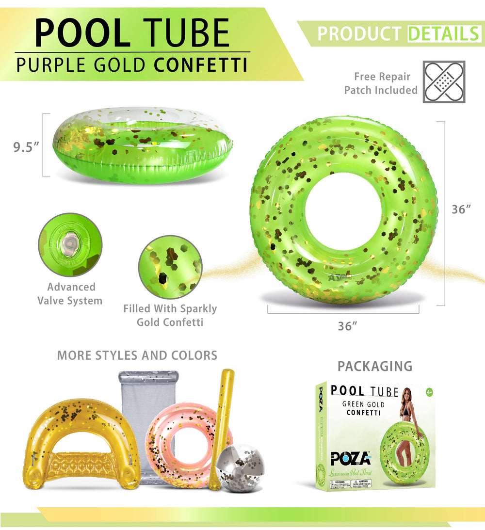 CoTa Global 36-inch inflatable round pool float for adults and kids.