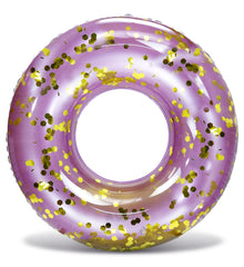 CoTa Global Purple Gold confetti pool float for festive pool parties