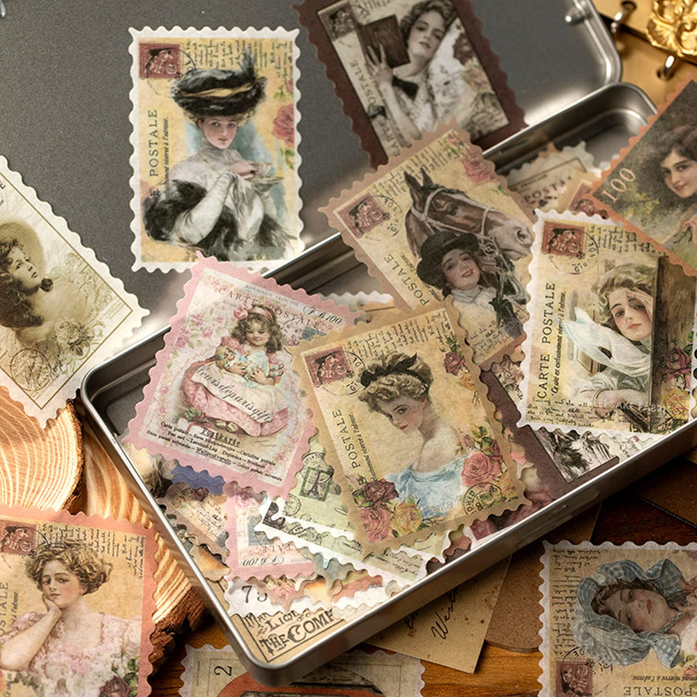 Cotrida classic beauty deco sticker set with die-cut edges for elegant planner accents.