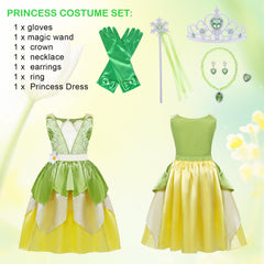 COTRIO Fairy dress accessories necklace earrings ring complete sparkle