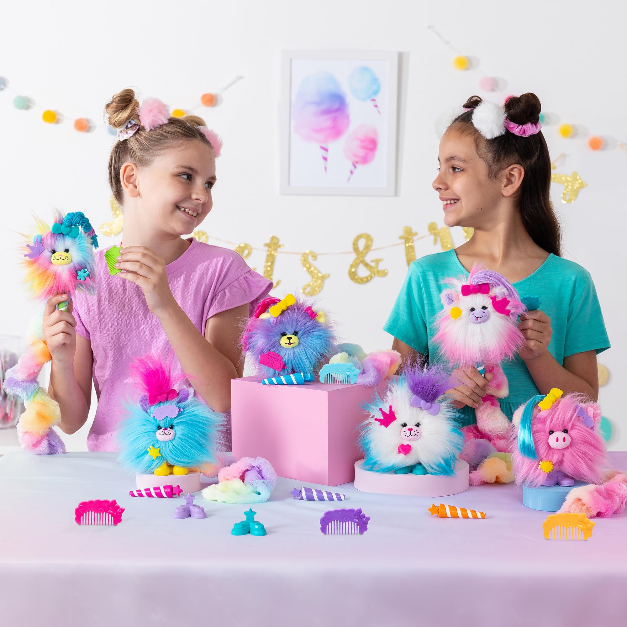 Cotton Candykins comb and accessories for hair styling.
