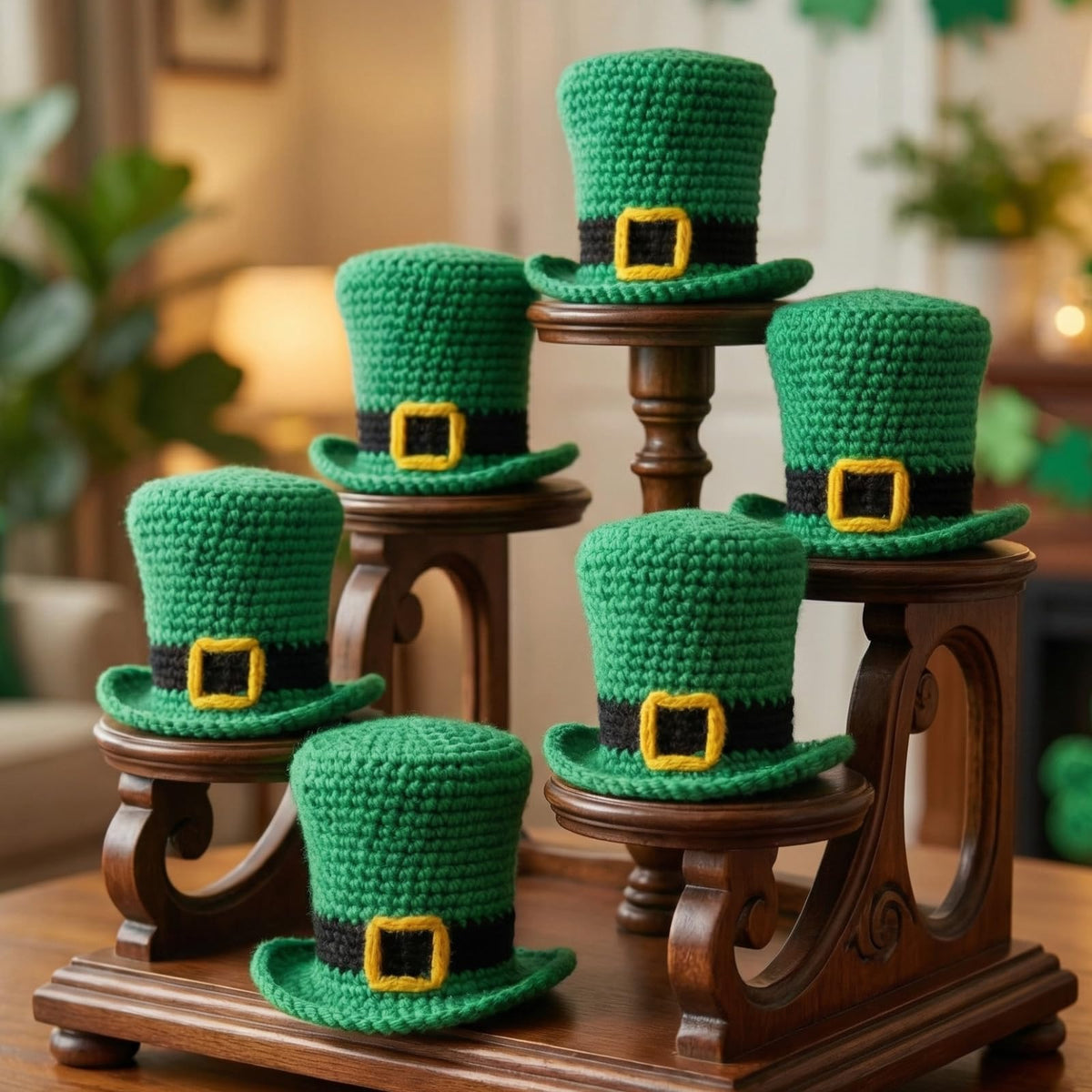 Cotwinter st-patricks-day-mini-hat-green for festive decor and playful photo props.