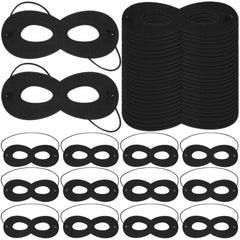 Coume 60-pack Halloween masks side view with breathable felt for comfortable wear