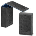 Coume PU leather tarot case with moon design protects decks on the go.