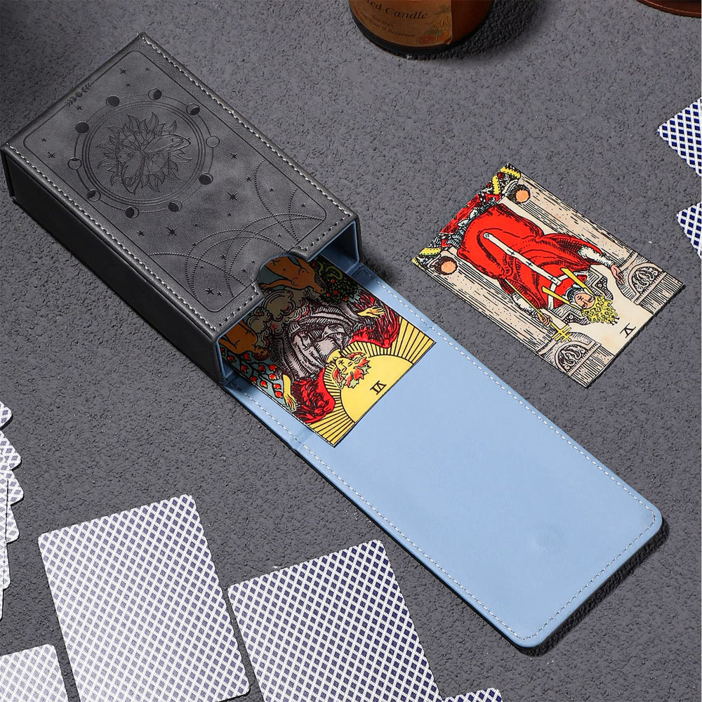 Soft suede interior protects cards from scratches and wear.