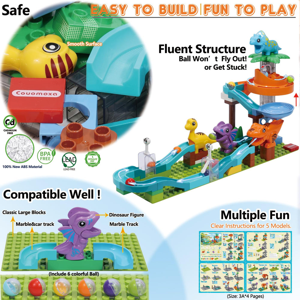 COUOMOXA large durable bricks provide safe, sturdy building blocks for kids.