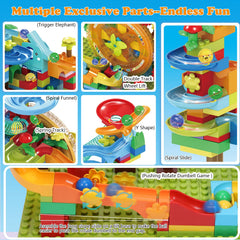 COUOMOXA Marble Run magic elephant module sparks imagination during play