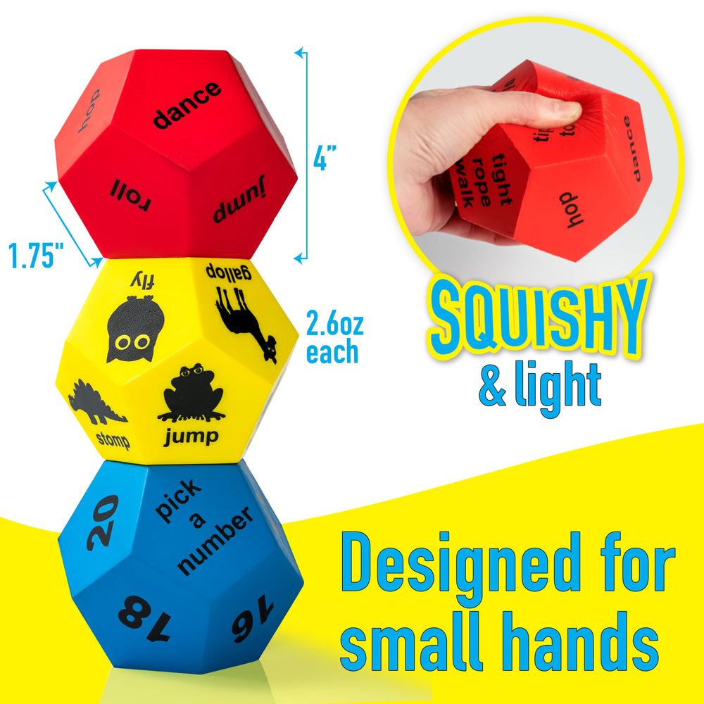 Covelico indoor and outdoor play dice ready for recess and outdoor games