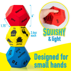 Covelico indoor and outdoor play dice ready for recess and outdoor games