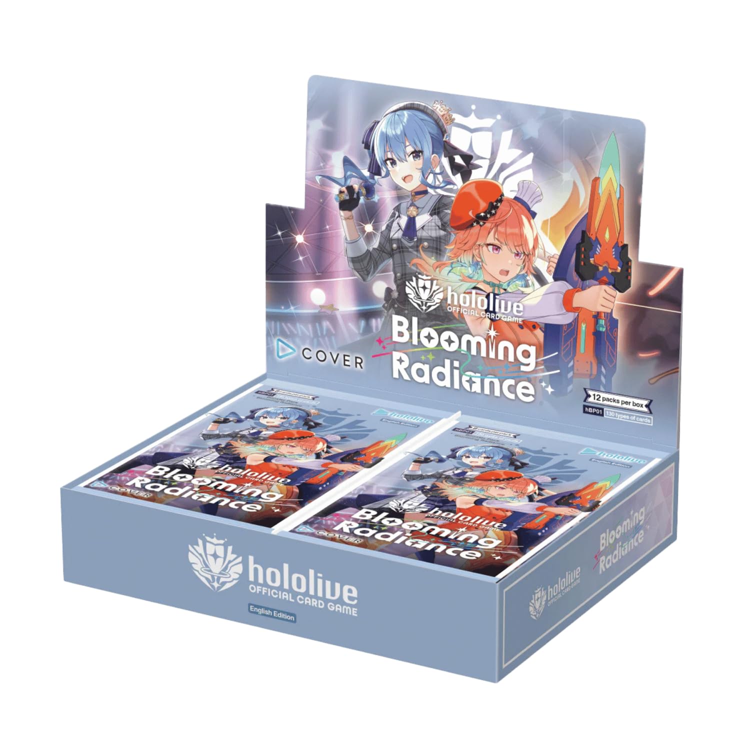 Cover Corporation Blooming Radiance booster box front view with vivid card art.