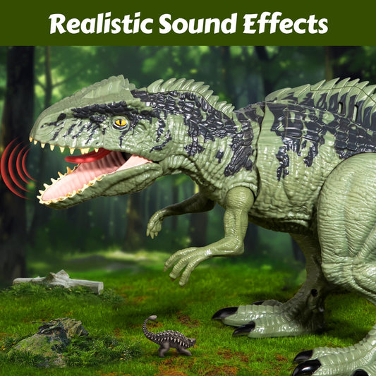 Covsen Giganotosaurus attack jaw move enables dynamic pretend battles and storytelling.