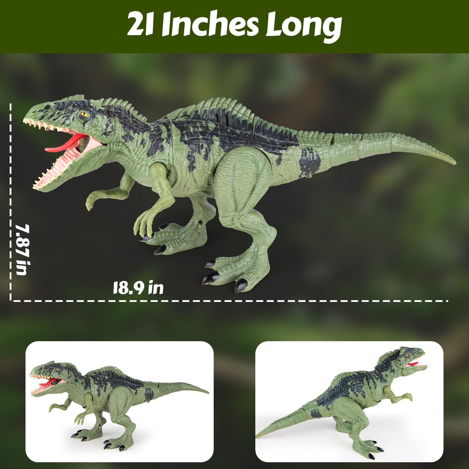 Covsen Giganotosaurus motor skill play supports fine motor development.