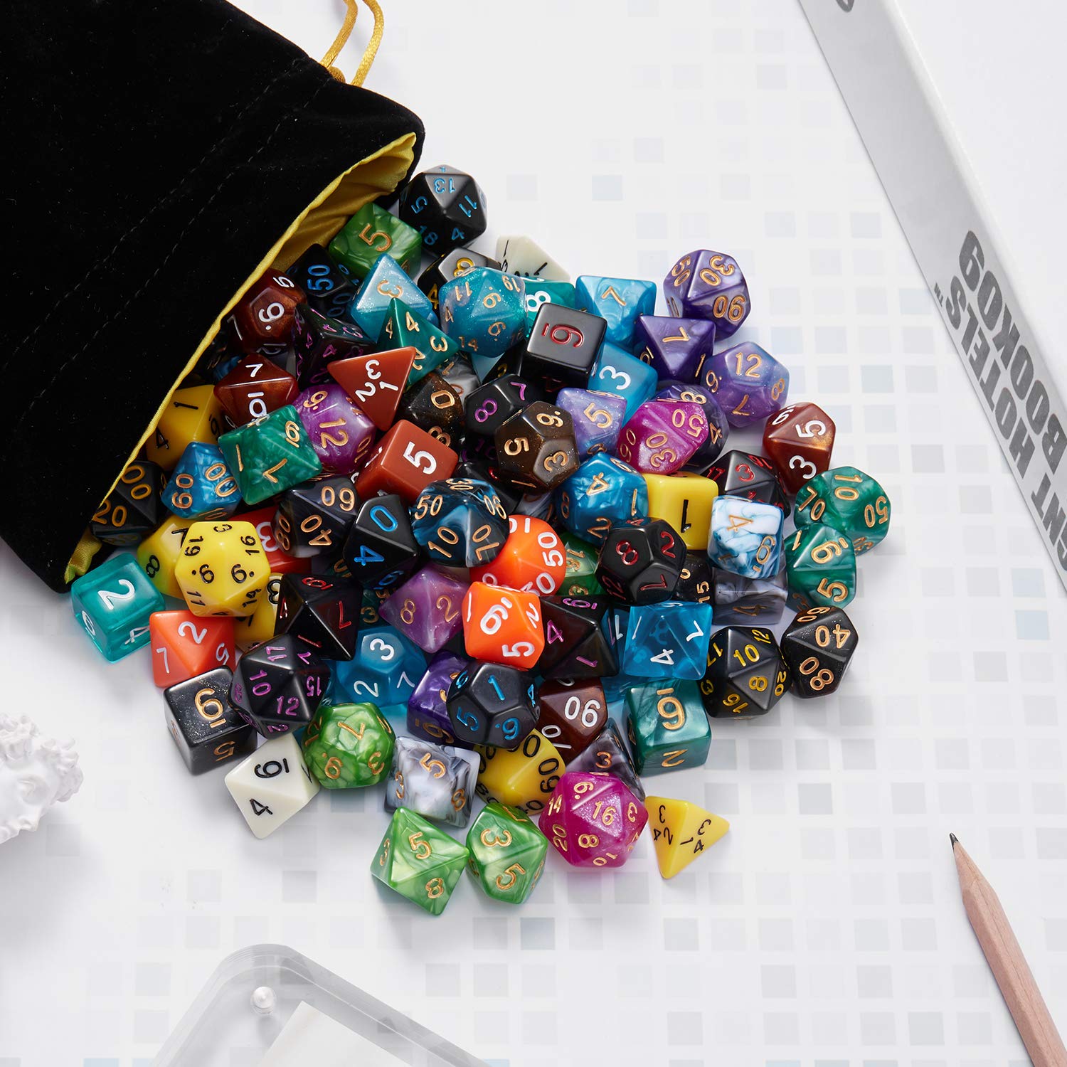 Smooth, balanced dice designed for reliable rolls in sessions.