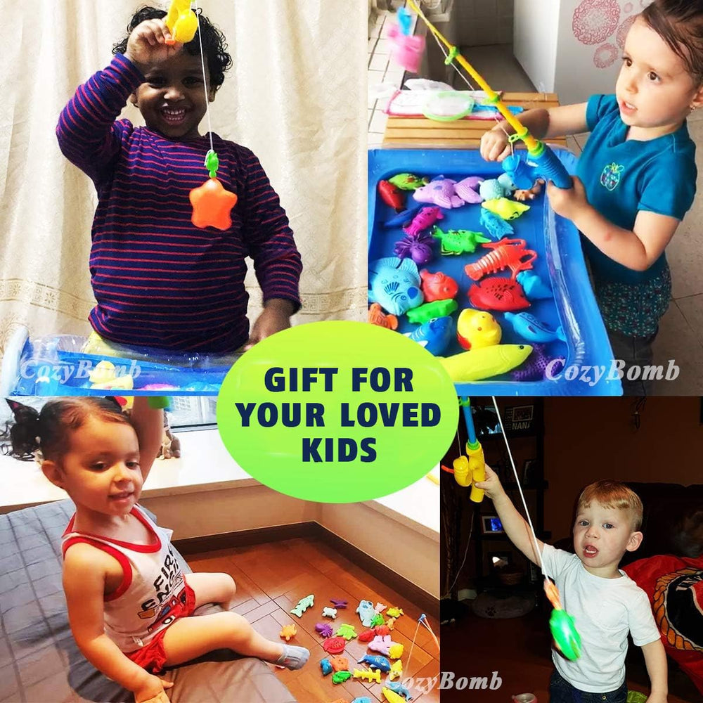 CozyBomB Gift-ready bath toy set for ages 3-5 and up