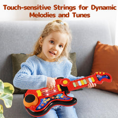 Cozybuy 4-in-1 guitar with lullaby projector for bedtime calm.