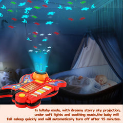 Cozybuy safe ABS material toy guitar for durable baby play.