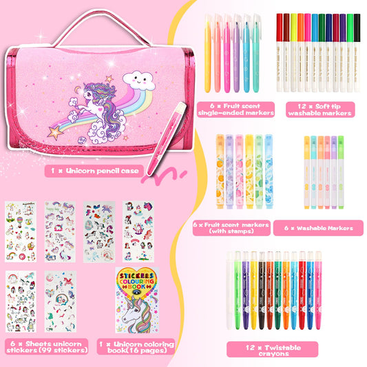 CozyJoyz unicorn coloring book for imaginative coloring sessions.