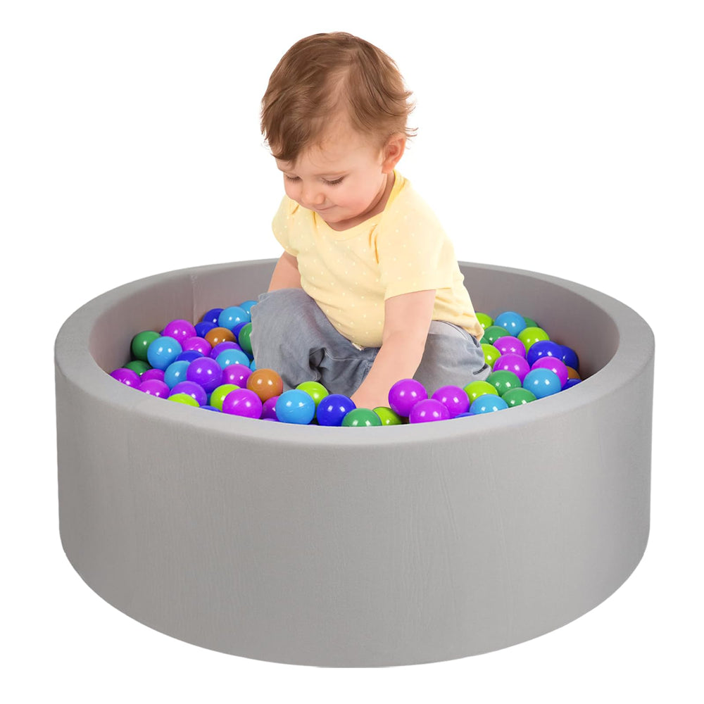 COZYTRAUM 27-inch foam ball pit setup showing a safe, inviting play space for kids