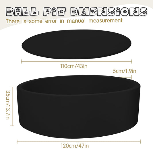 COZYTRAUM ball pit foam walls highlight 360° protection and soft cushioning