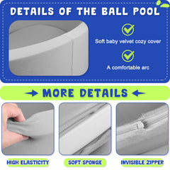 COZYTRAUM memory foam cushioned bottom for comfortable landings during play
