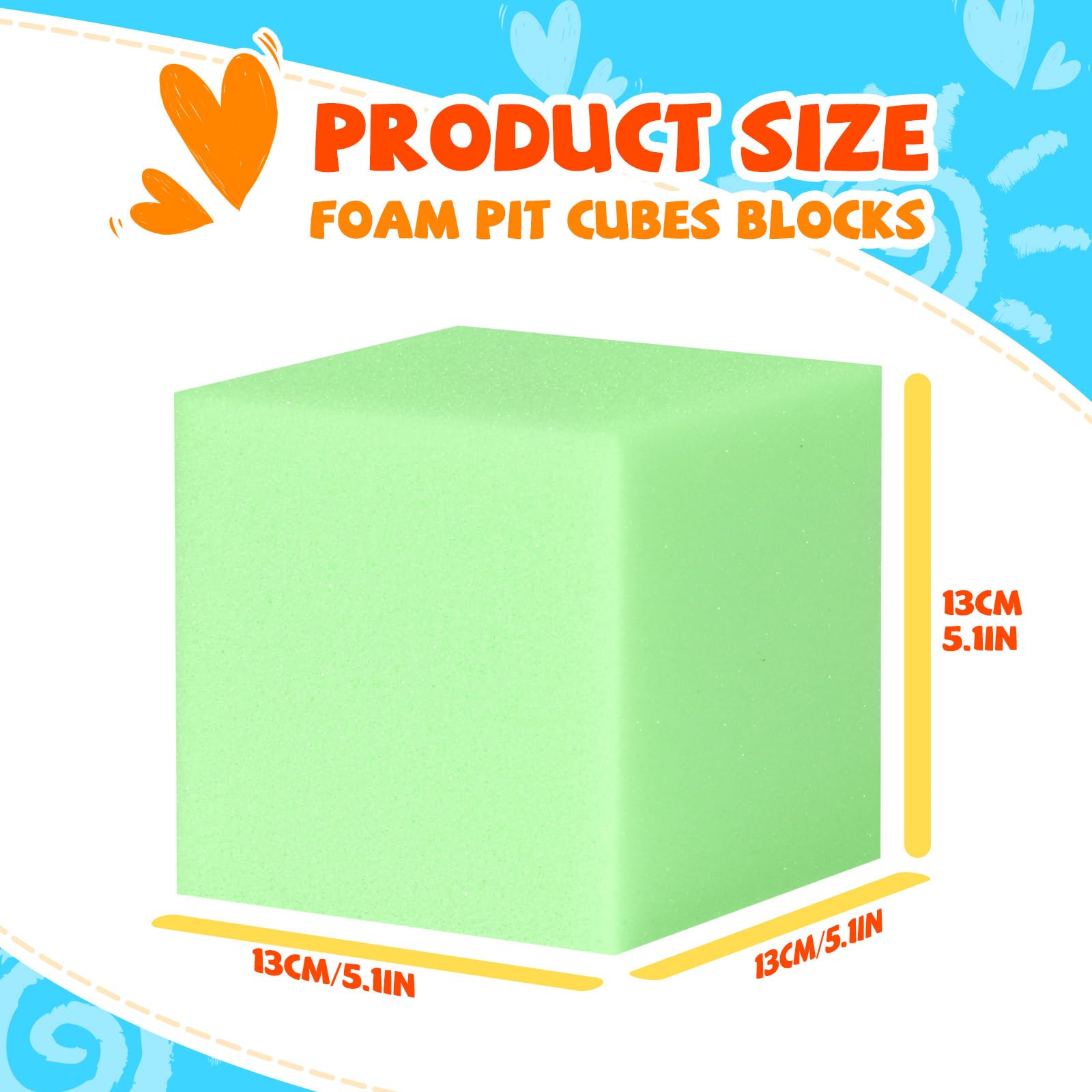 Cozytraum multicolor foam cubes stacked to spark sorting and imaginative play