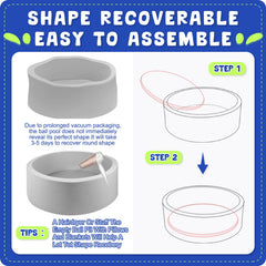 COZYTRAUM zipper cover easy-clean feature for washing and upkeep