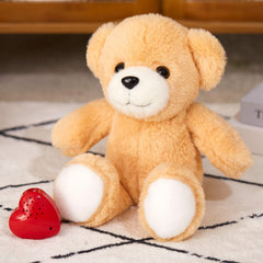 CozyWorld heartbeat bear plush fur close up showing premium texture
