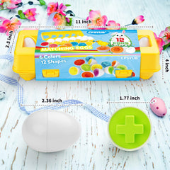 CPSYUB matching eggs shape recognition encourages sorting and cognitive play.