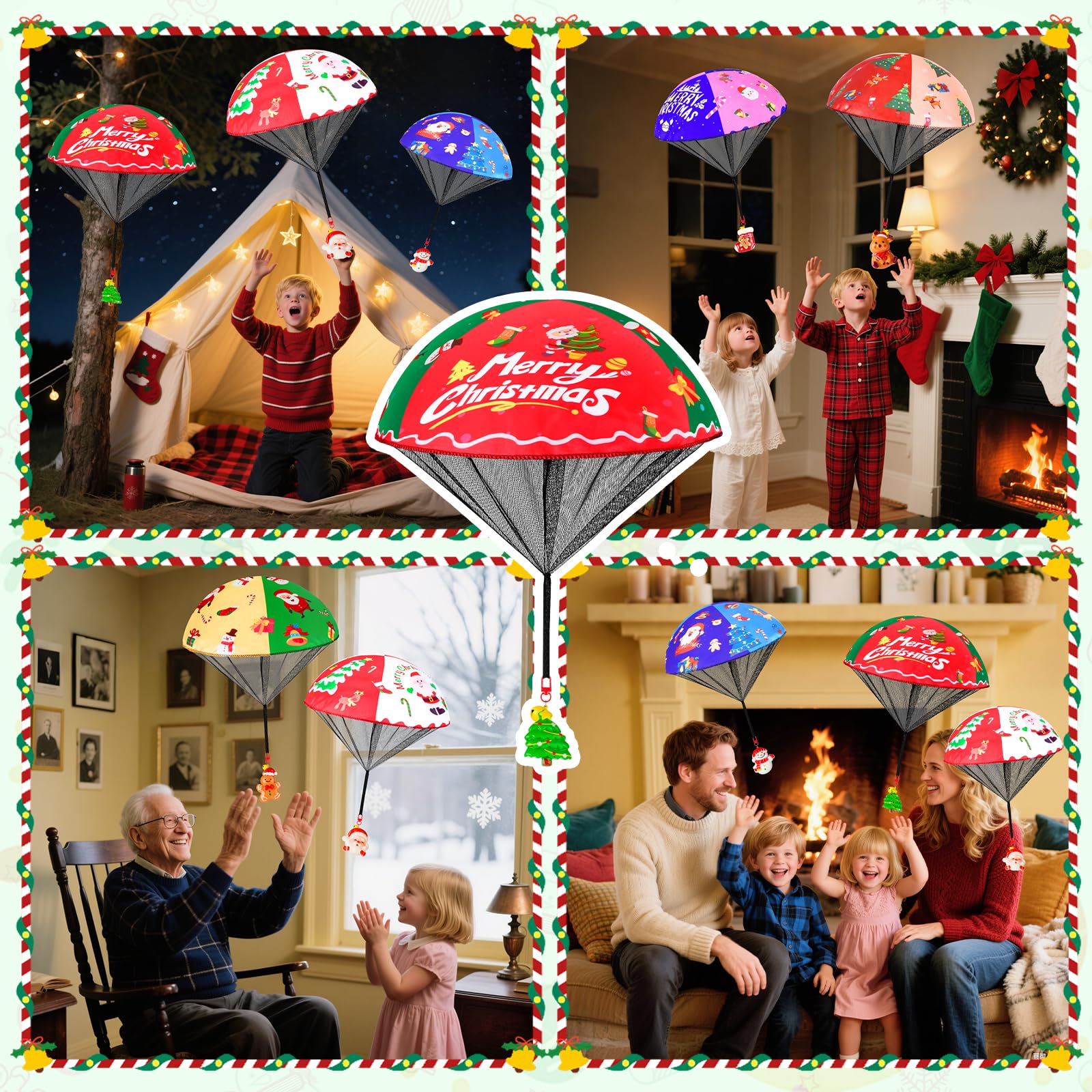 CPSYUB Christmas parachute toy ideal as party favors