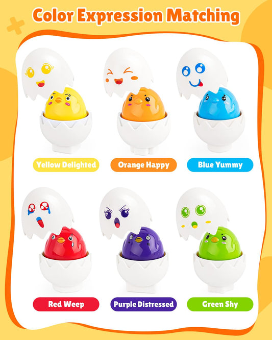 CPSYUB eggs with squeaky chicks boost engagement during playtime.