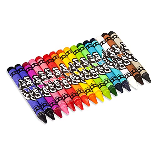 Cra-Z-Art 16-count crayons with bright colors for vibrant school projects.