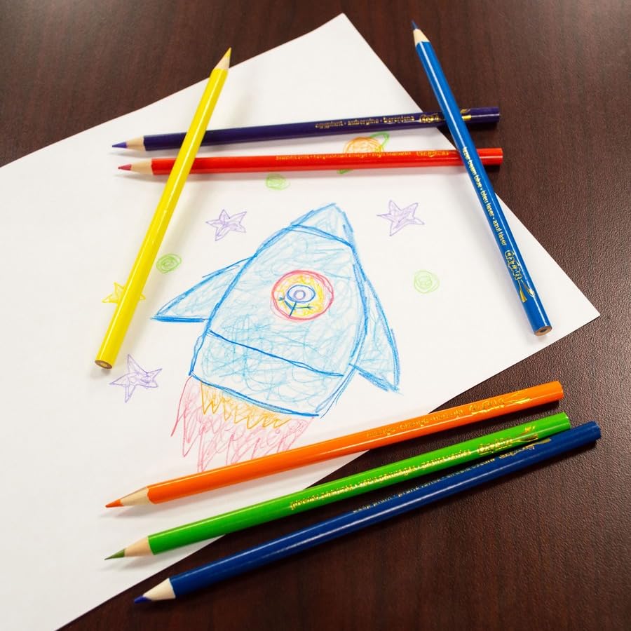 Cra-Z-Art pencils with smooth leads delivering clean lines in art.