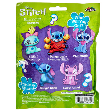Cra-Z-Art Stitch Surprise 3 Pack erasers—great for swaps and trades among friends.