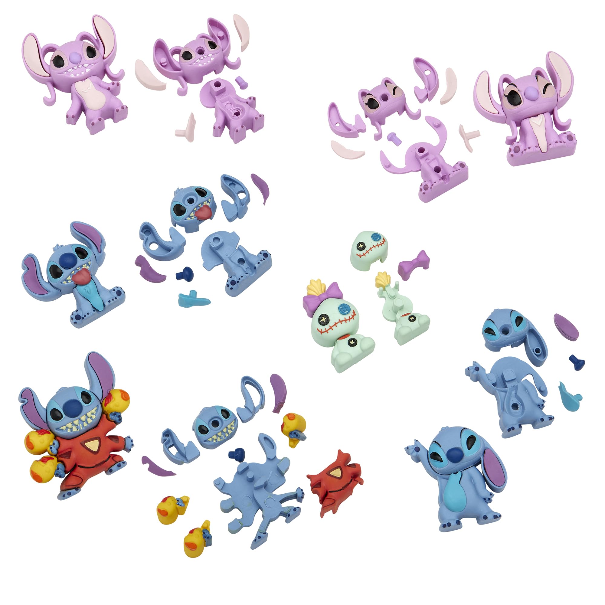 Cra-Z-Art Stitch Surprise 3 Pack erasers—ideal for desks and school bags.