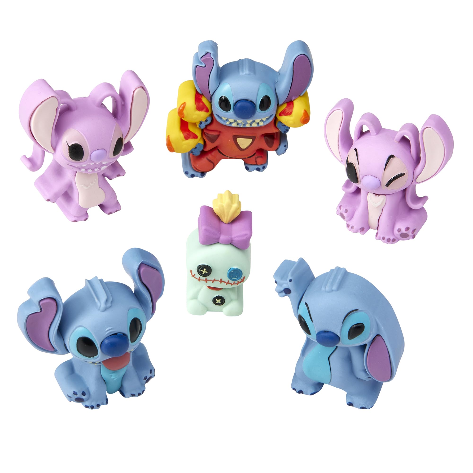 Cra-Z-Art Stitch Surprise 3 Pack erasers—vibrant ready-to-collect Stitch figures.