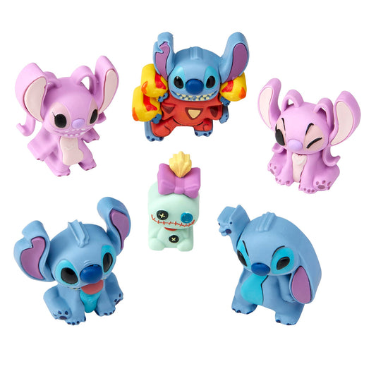 Cra-Z-Art Stitch Surprise 3 Pack erasers—vibrant ready-to-collect Stitch figures.