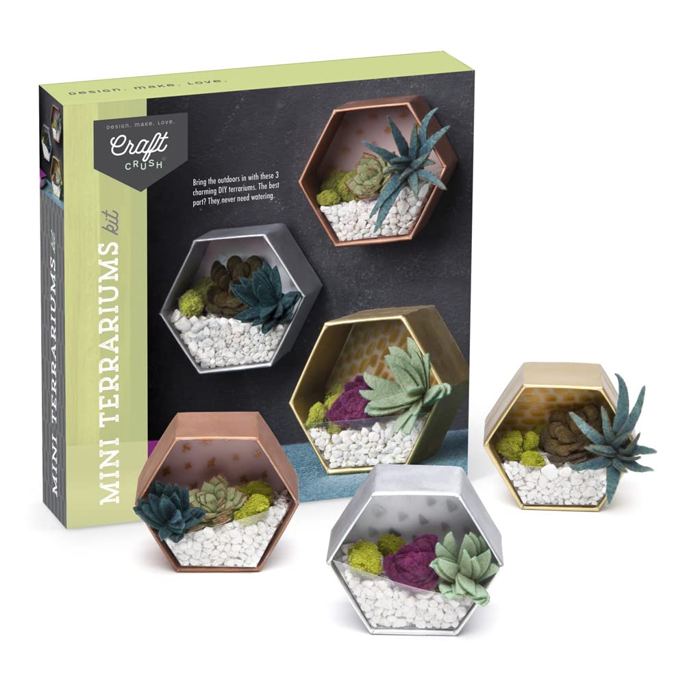Craft Crush faux moss sheet enhances texture for a natural look.